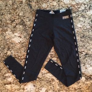 NWT PINK Victoria’s Secret Yoga flat leggings